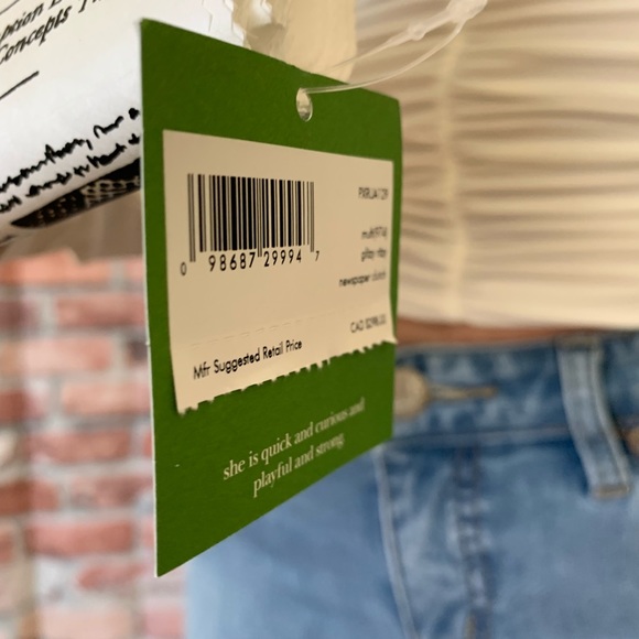 Kate Spade newspaper GLITZY RITZY Tyvek clutch bag - Picture 7 of 8